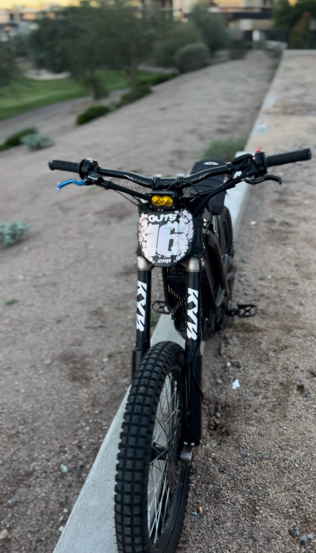 KYB front fork decals